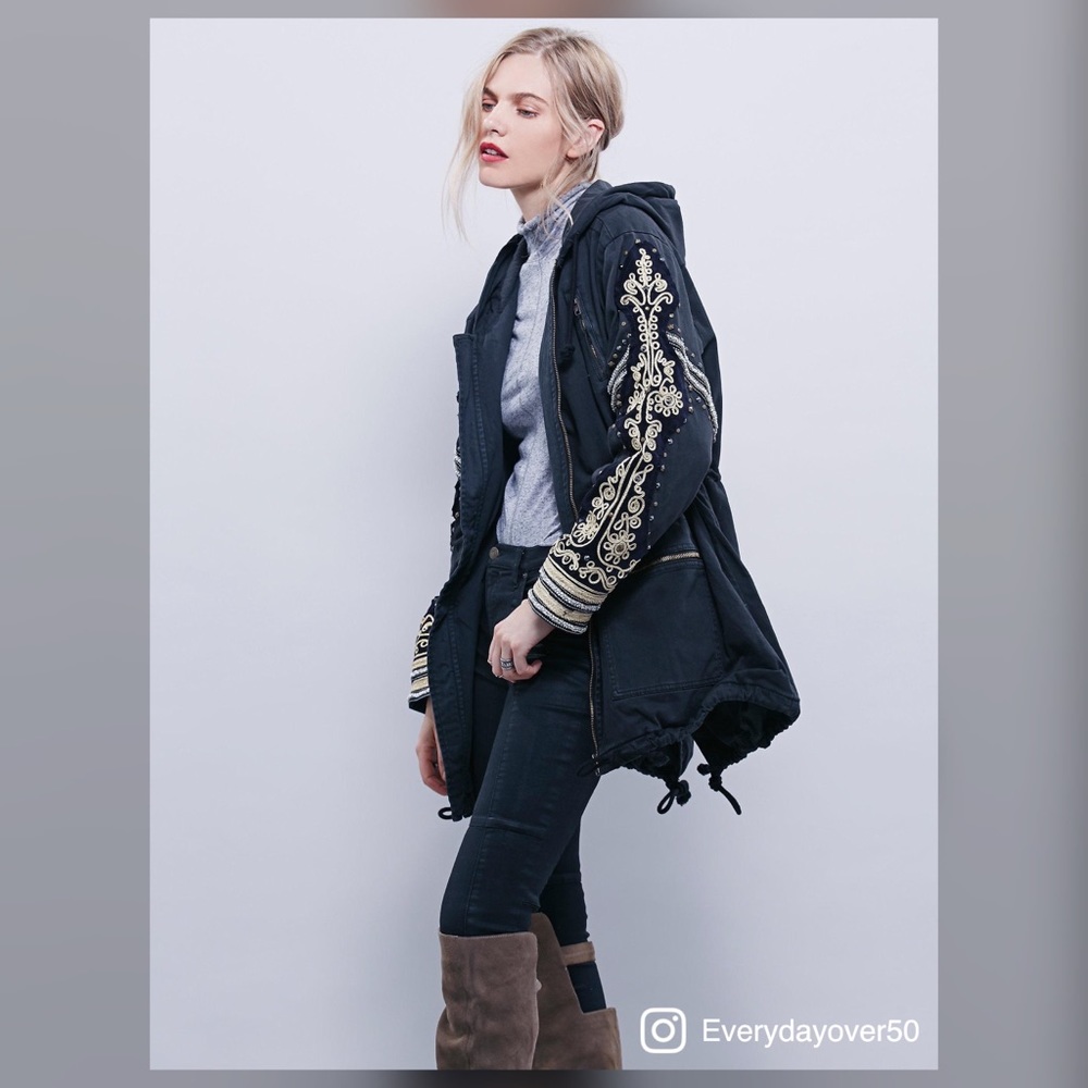 Free People Golden Quills Parka